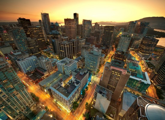 Downtown Vancouver Sunset