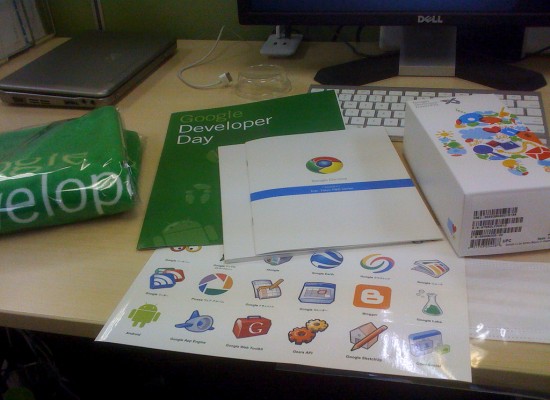 Google Developer Day 2009の戦利品