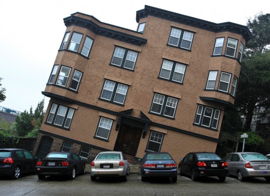 Crazy hill of San Francisco