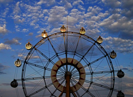 OTARU Aquarium - The ferris wheel.
